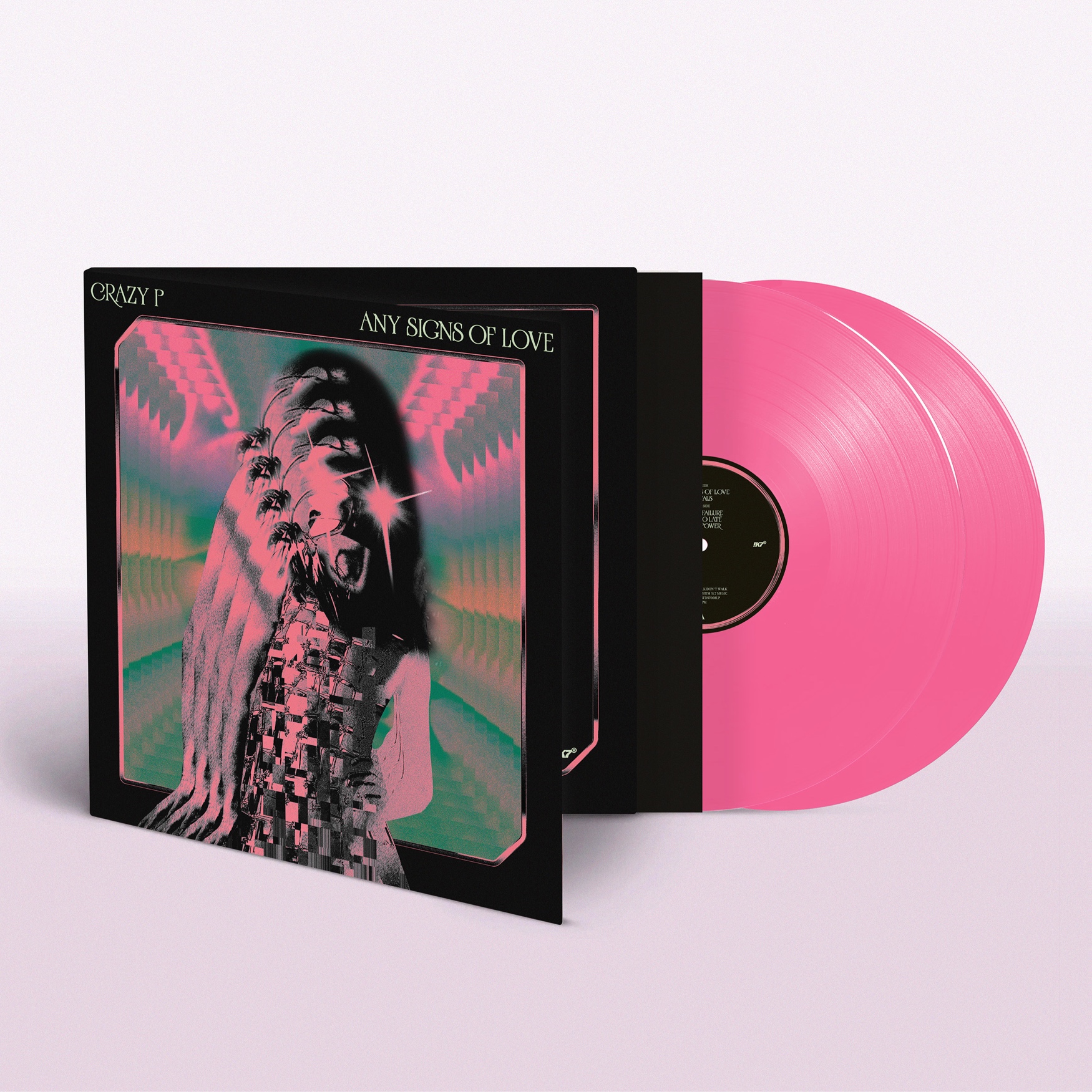 CRAZY-P Any Signs Of Life Album - PINK VINYL